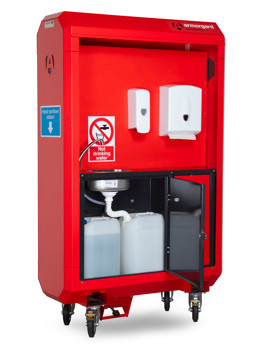 Armorgard SP140 front left door open