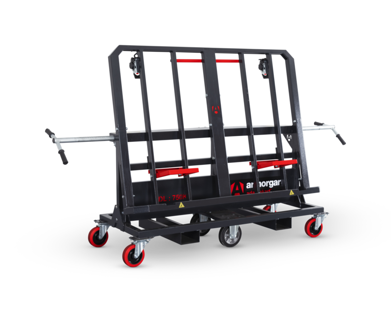 Armorgard AK750 front left handles extended