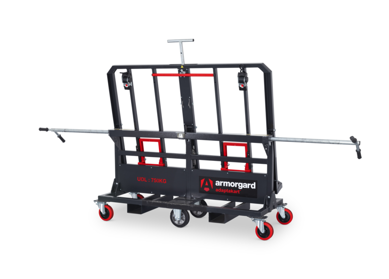 Armorgard AK750 rear right all handles extended