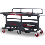 Armorgard AK750 rear right handles extended work bed flat