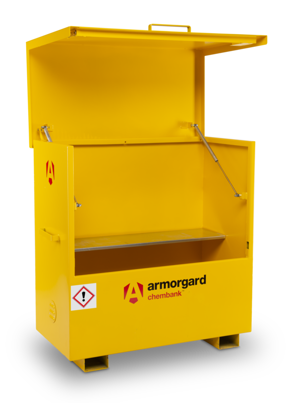 Armorgard CBC4 Front Left Lid Open