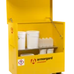 Armorgard CBC4 front left lid open with props