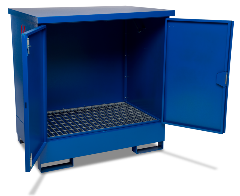 Armorgard DB2 front left doors open