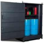 Armorgard DB2S front left door open props