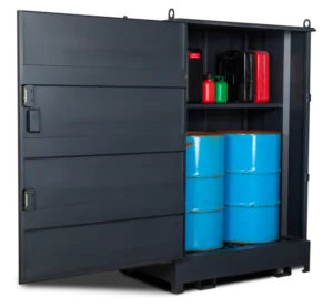 Armorgard DB2S front left door open props