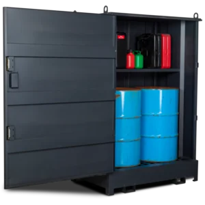 Armorgard DB2S front left door open props