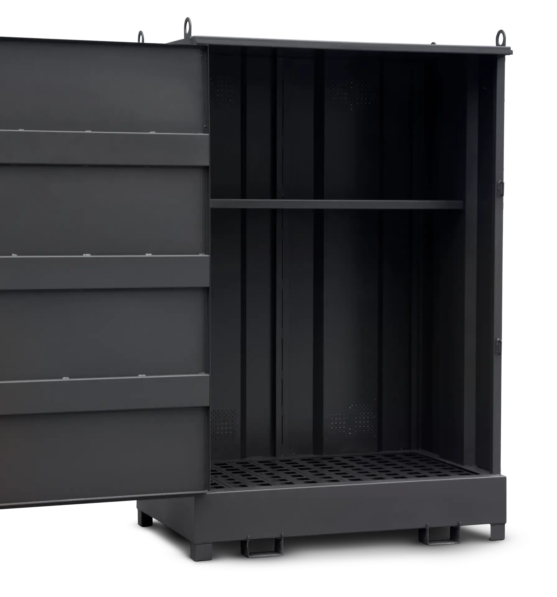 Armorgard DB2S front left door wide open 1