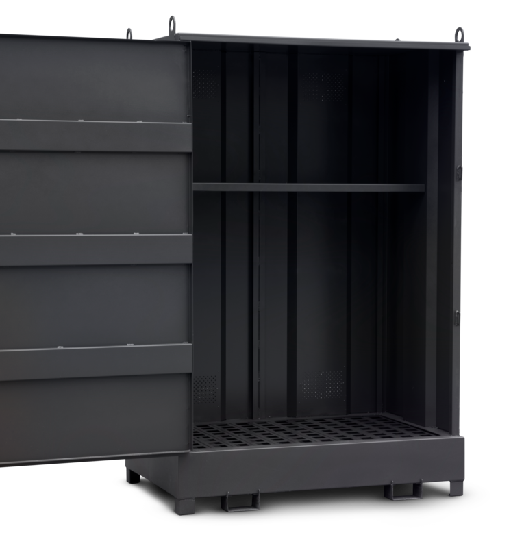 Armorgard DB2S Front Left Door Wide Open