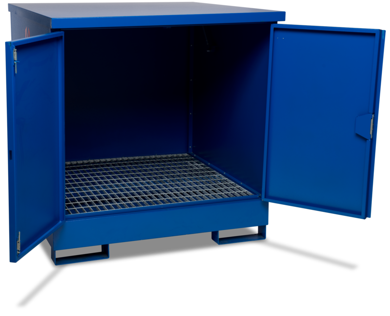 Armorgard DB4 Front Left Doors Open