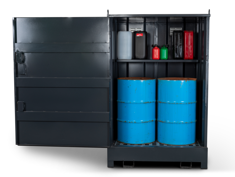 Armorgard DB4S front door open props