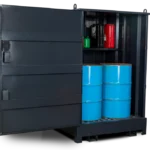 Armorgard DB4S front left door open props