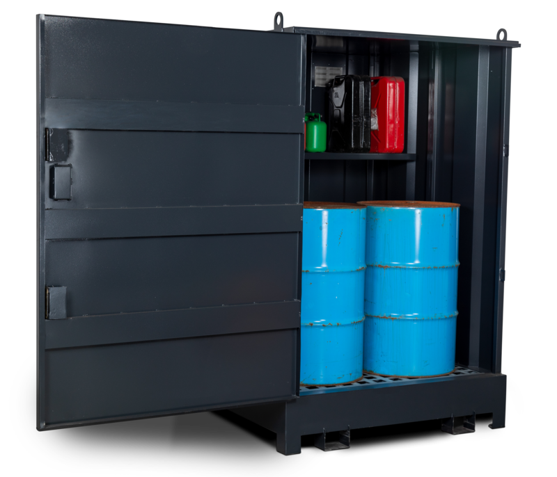 Armorgard DB4S front left door open props