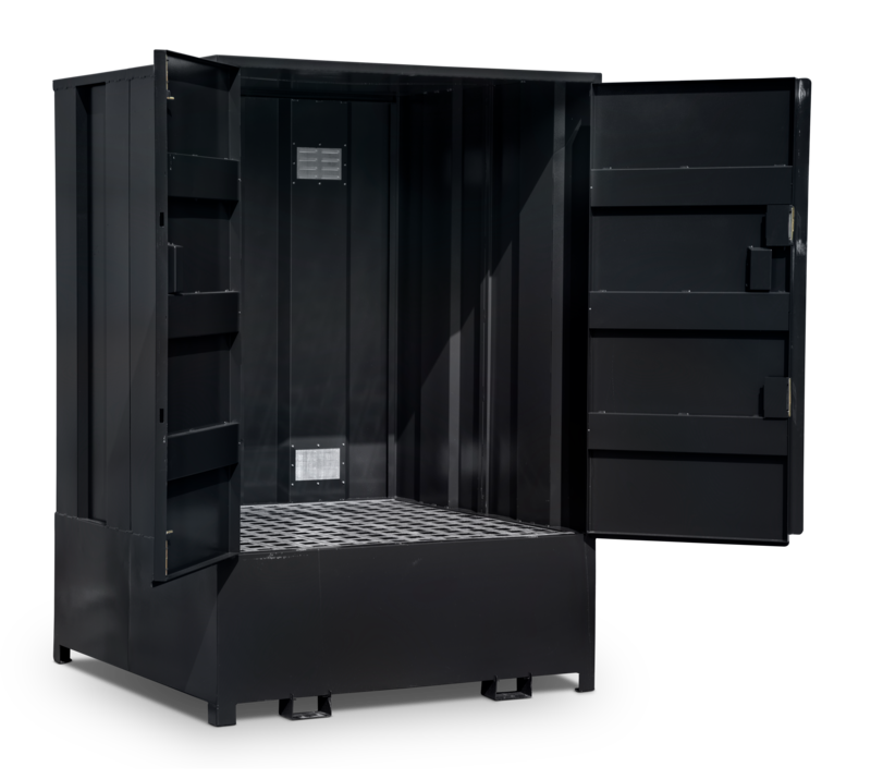 Armorgard DBIBC1 Front Left Both Door Open 2