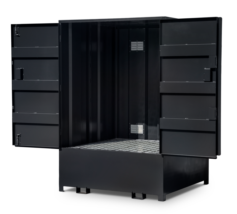 Armorgard DBIBC1 Front Right Both Doors Open 2