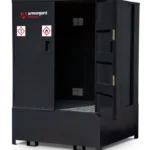 Armorgard DBIBC1 front right right door open 2