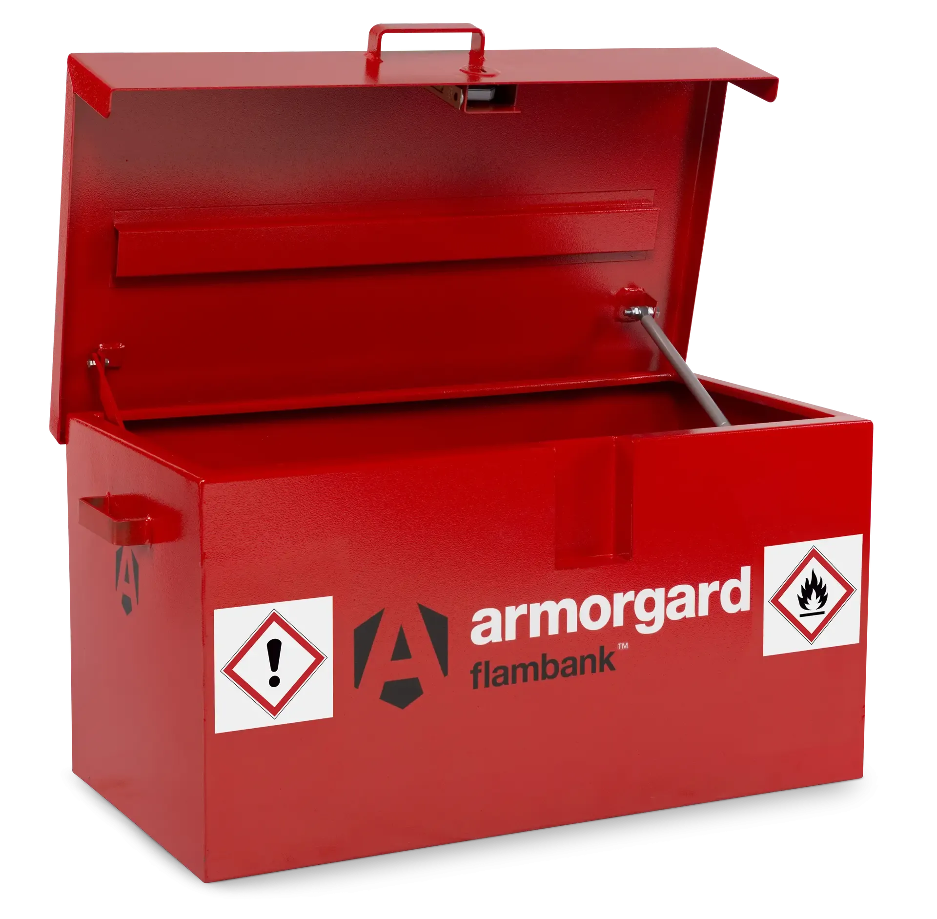 Armorgard FB1 front left lid open 1