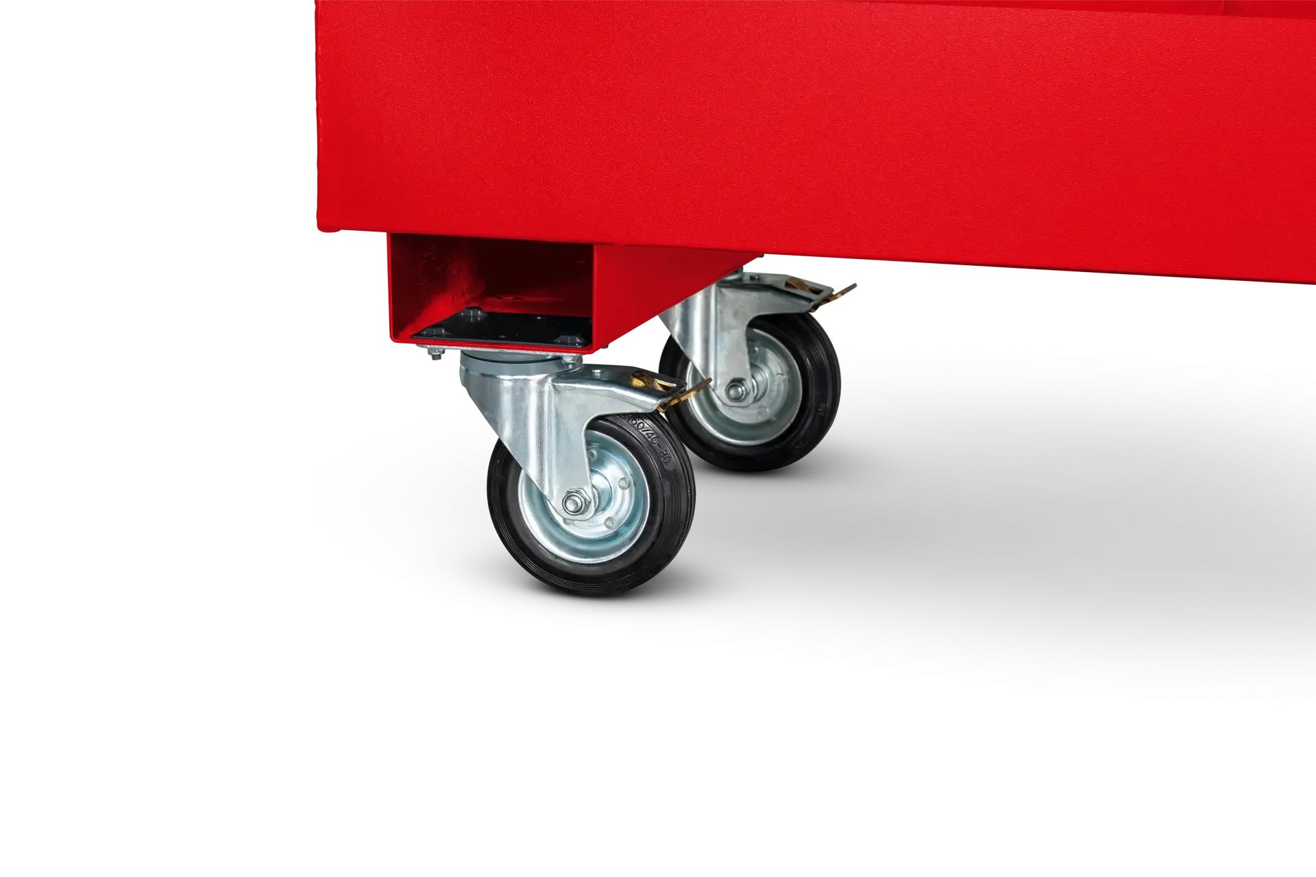 Armorgard FB2 close castors fitted 1