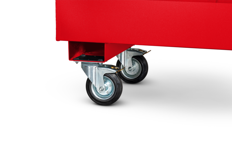 Armorgard FB2 close castors fitted