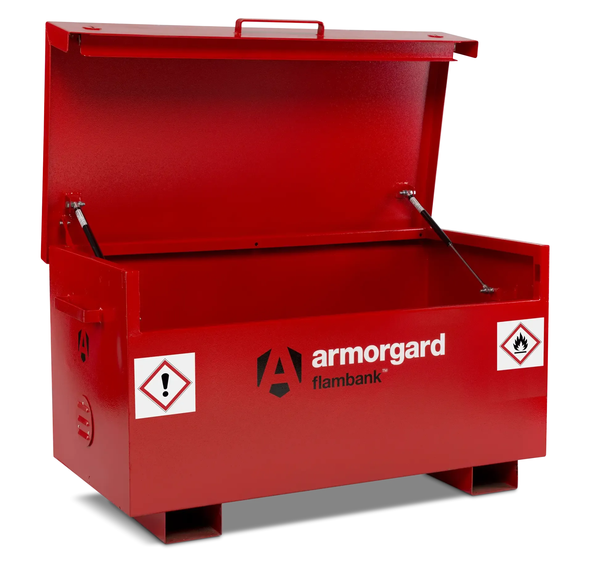 Armorgard FB2 front left lid open 1