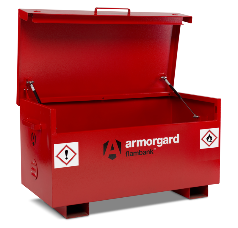 Armorgard FB2 Front Left Lid Open