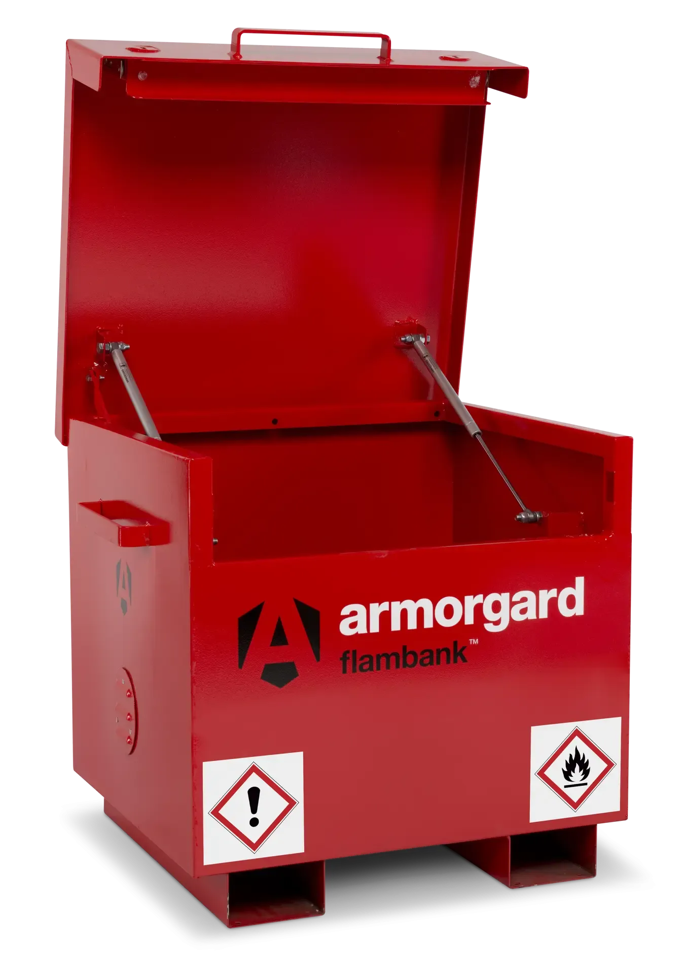 Armorgard FB21 front left lid open 1