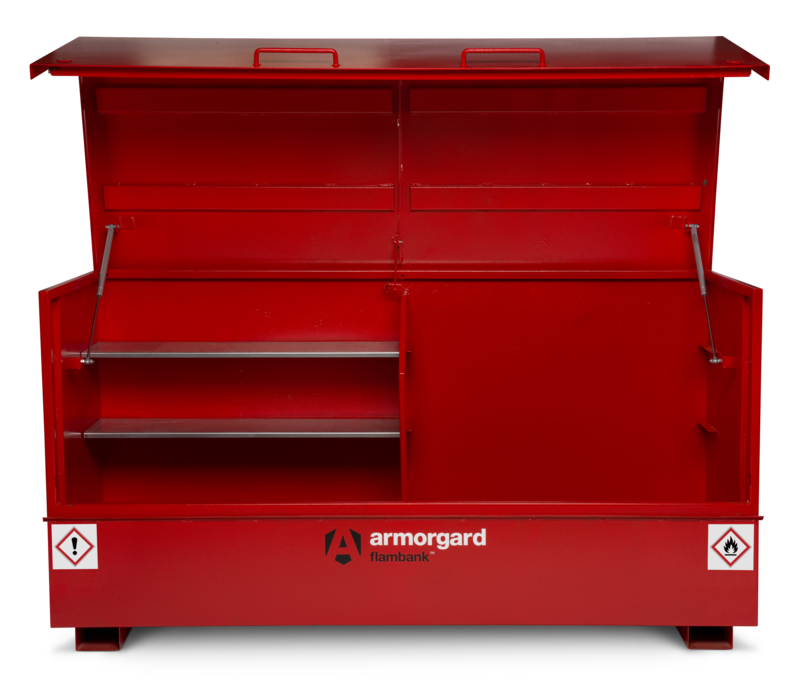 Armorgard FBC8 front lid open