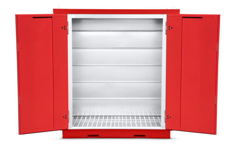 Armorgard FR100 C front door open