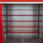 Armorgard FR200 C front shelves empty
