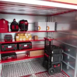 Armorgard FR200 C Front Left Shelves Props