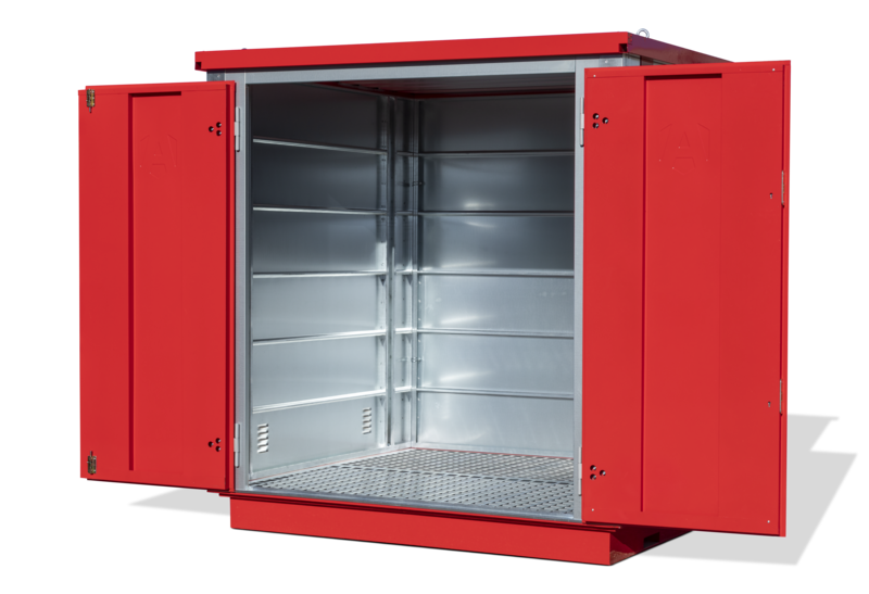 Armorgard FR200 C front right doors open