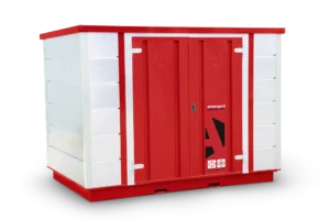 Armorgard FR300 C front left doors shut copy