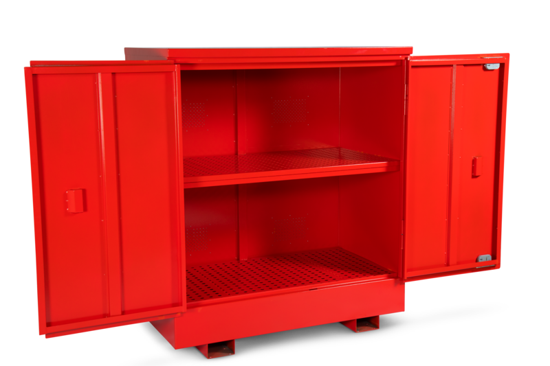 Armorgard FSC4 Front Left Doors Open