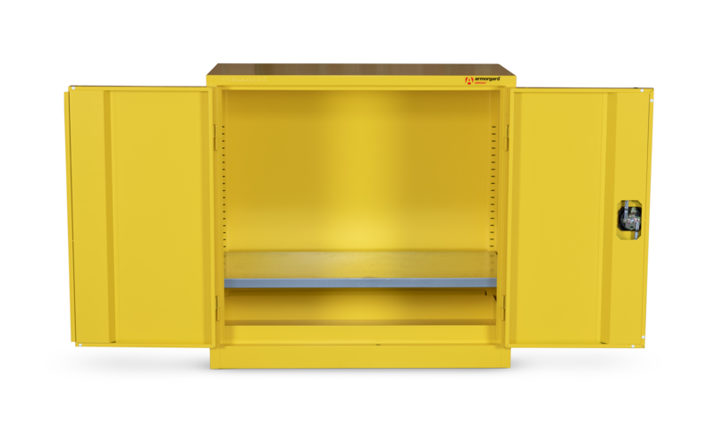 Armorgard HFC3 front doors open