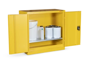 Armorgard HFC3 front left doors open with props