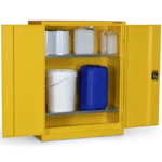 Armorgard HFC5 front left doors open with props