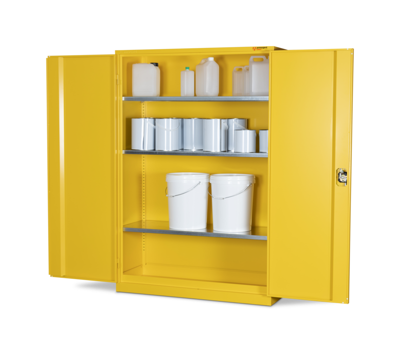 Armorgard HFC6 front right doors open with props