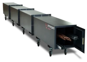 Armorgard PS6 front left door open with props