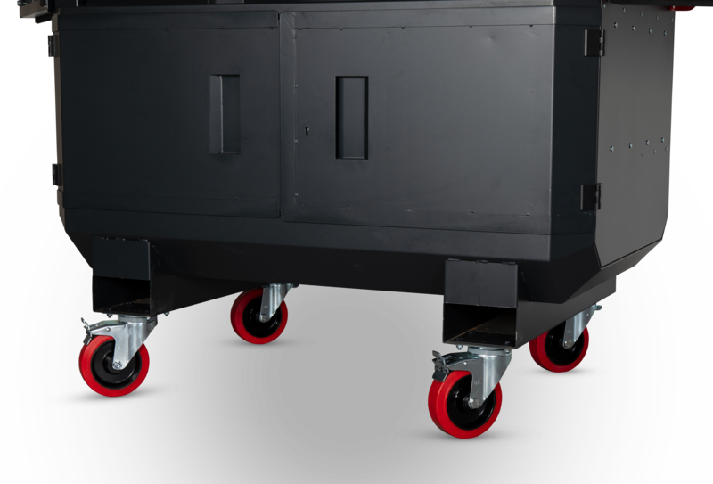 Armorgard SS2 close castor wheels