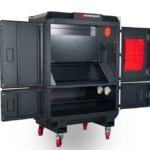 Armorgard SS2 front left doors open flap up light on