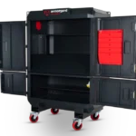 Armorgard SS2 front right doors open flap down