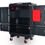 Armorgard SS2 front right doors open flap up