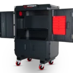 Armorgard SS2 Front Right Upper Doors Open Flap Up