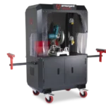 Armorgard SS7 front left doors shut back out arms out with saw