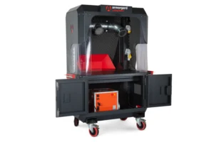 Armorgard SS7X front left doors open