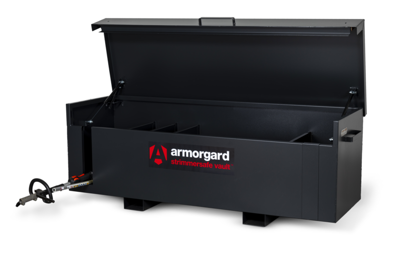 Armorgard SSV6 Front Right Lid Up Strimmers