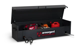 Armorgard SSVX6 front left lid down props