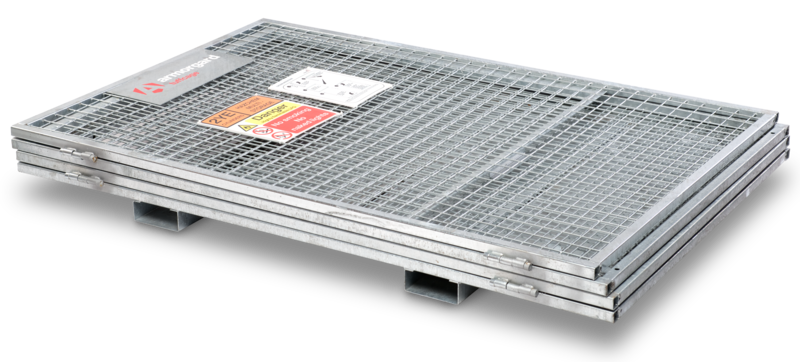 Armorgard TC1.2 front folded down flat packed