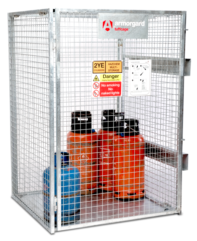 Armorgard TC1.2 front left with props gas bottles