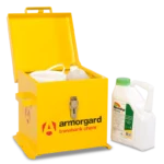 Armorgard TRB1C Front Left Lid Open With Props