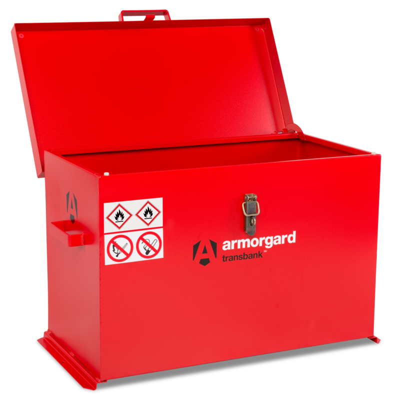 Armorgard TRB4 front left lid open